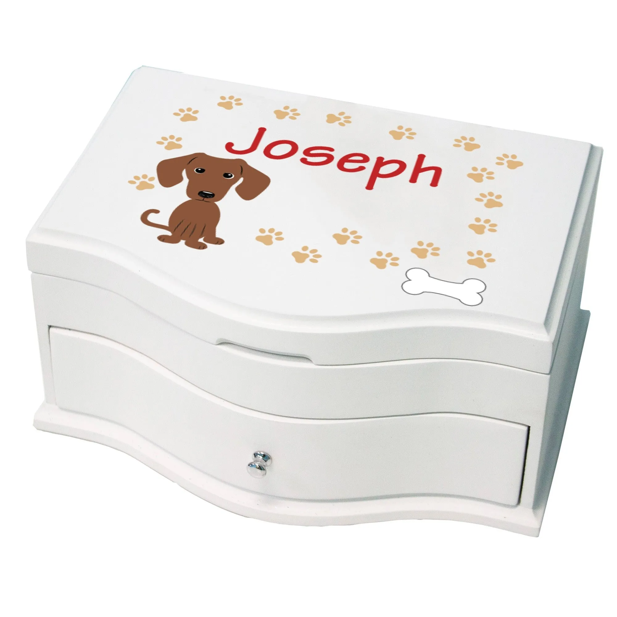 Personalized Dog Breed Deluxe Jewelry Box