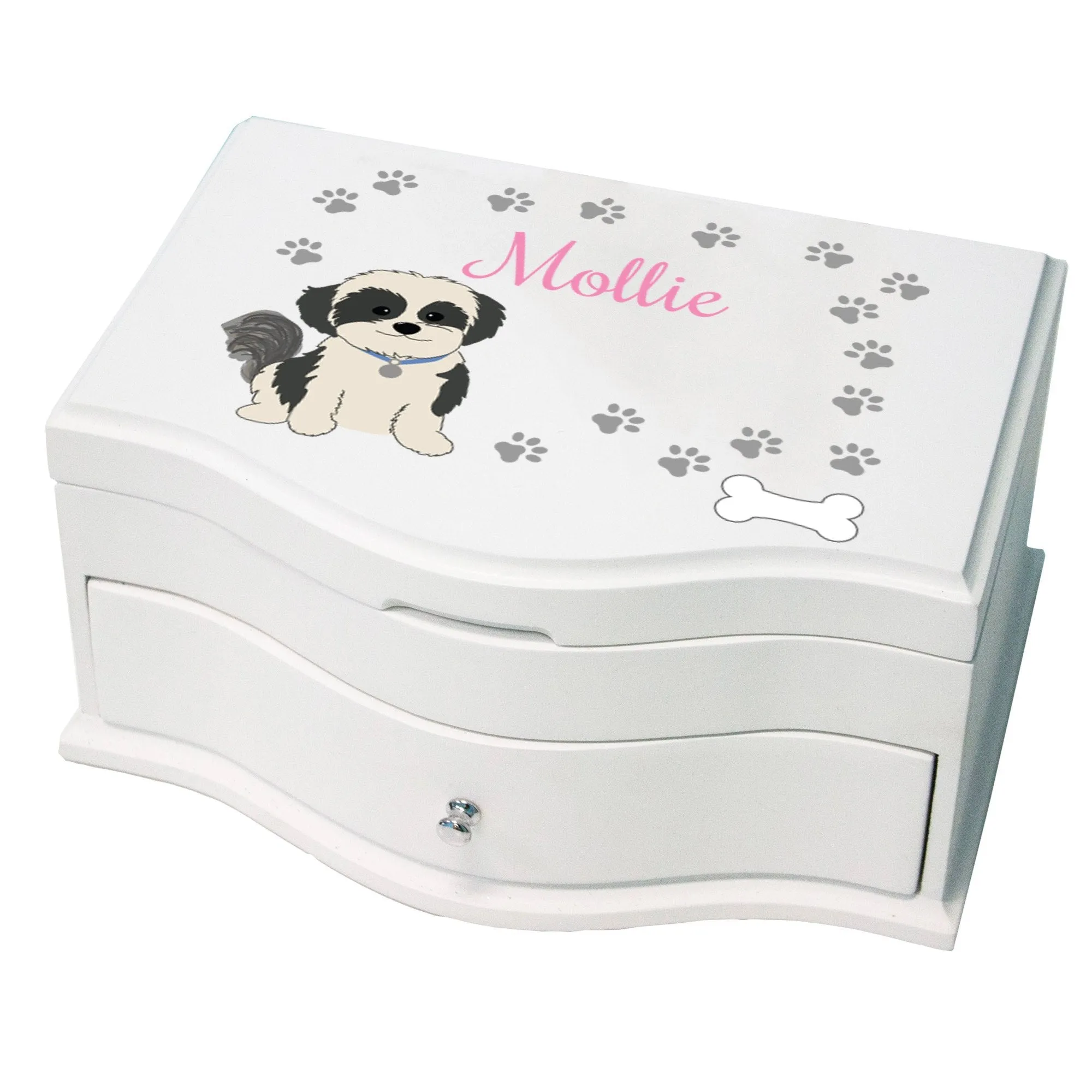 Personalized Dog Breed Deluxe Jewelry Box