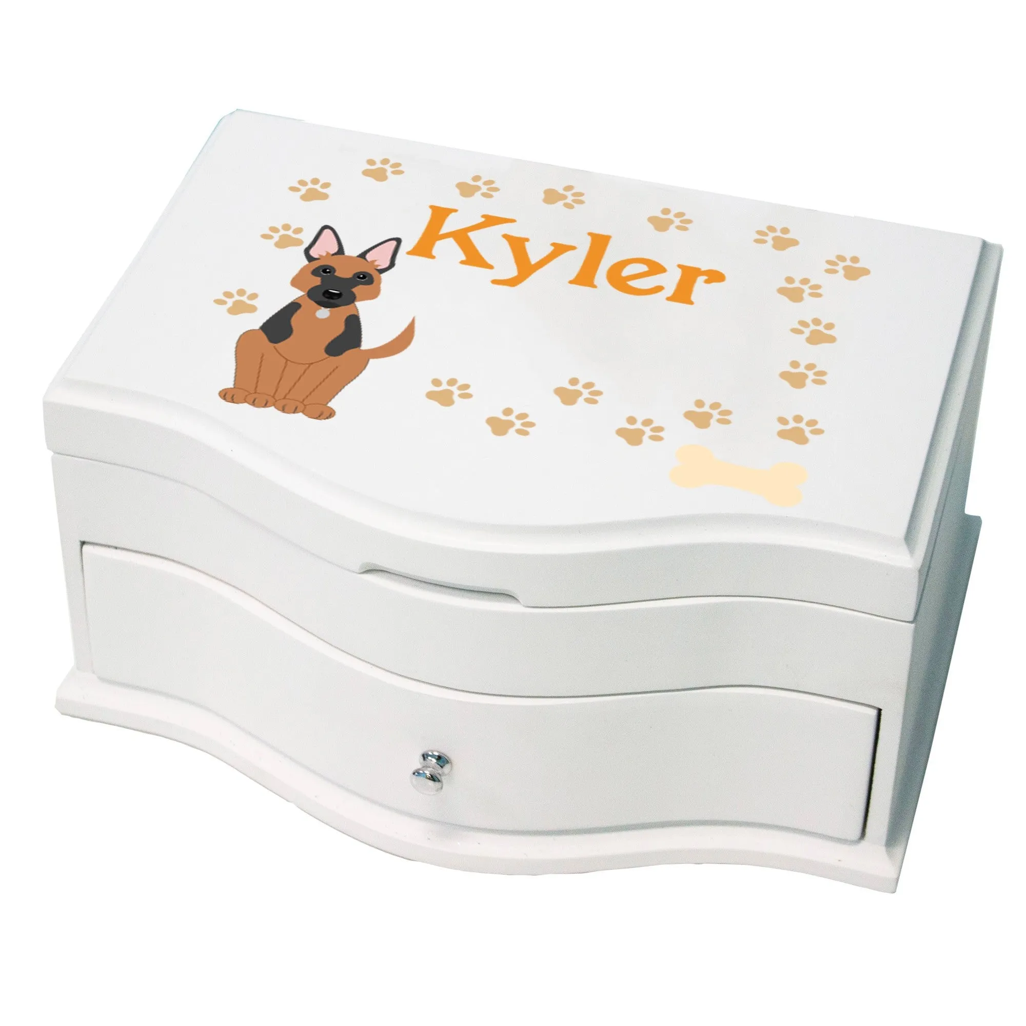 Personalized Dog Breed Deluxe Jewelry Box