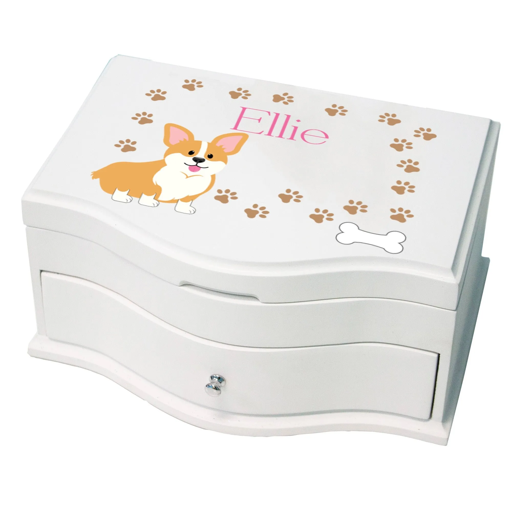 Personalized Dog Breed Deluxe Jewelry Box