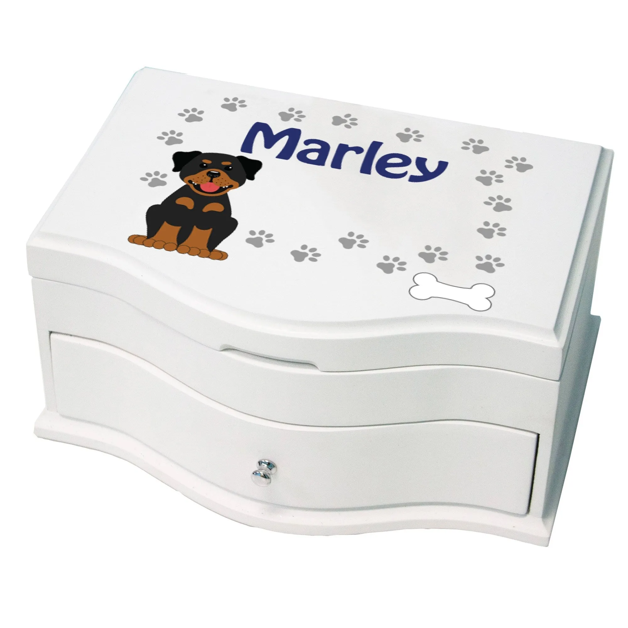 Personalized Dog Breed Deluxe Jewelry Box