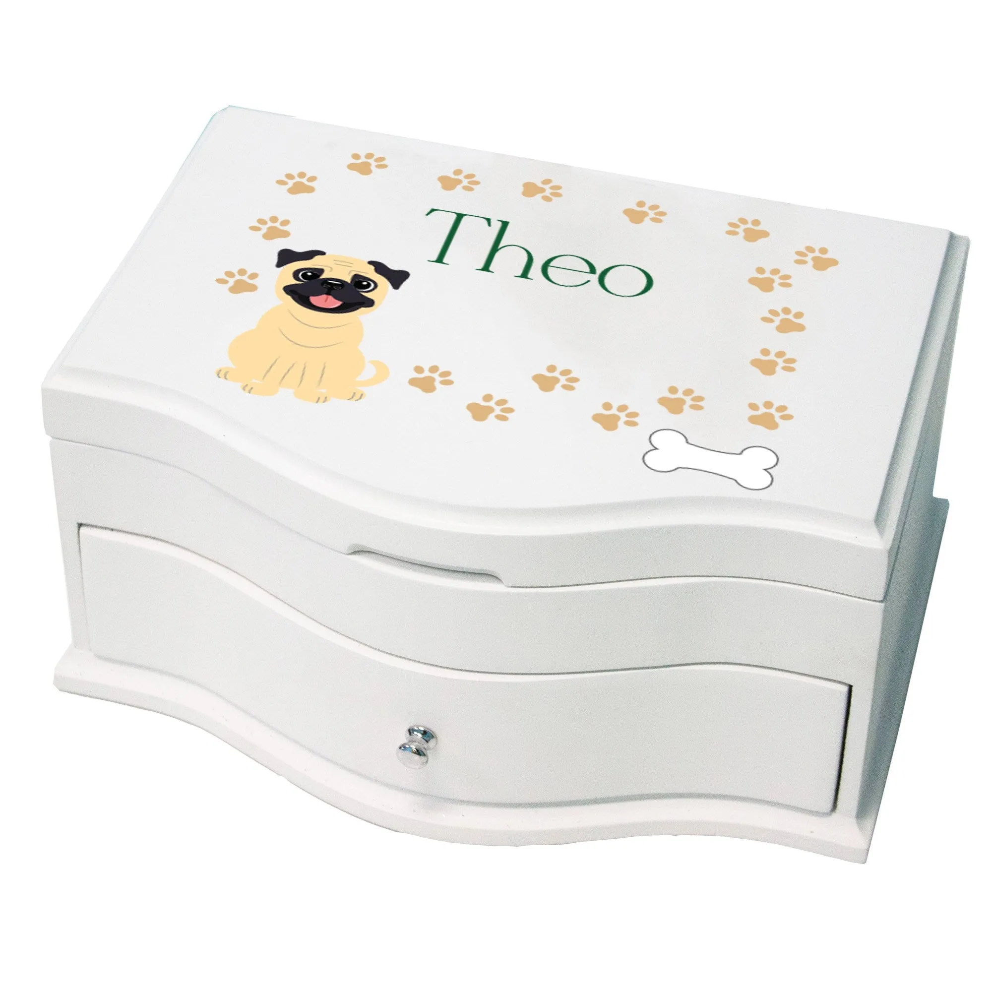Personalized Dog Breed Deluxe Jewelry Box