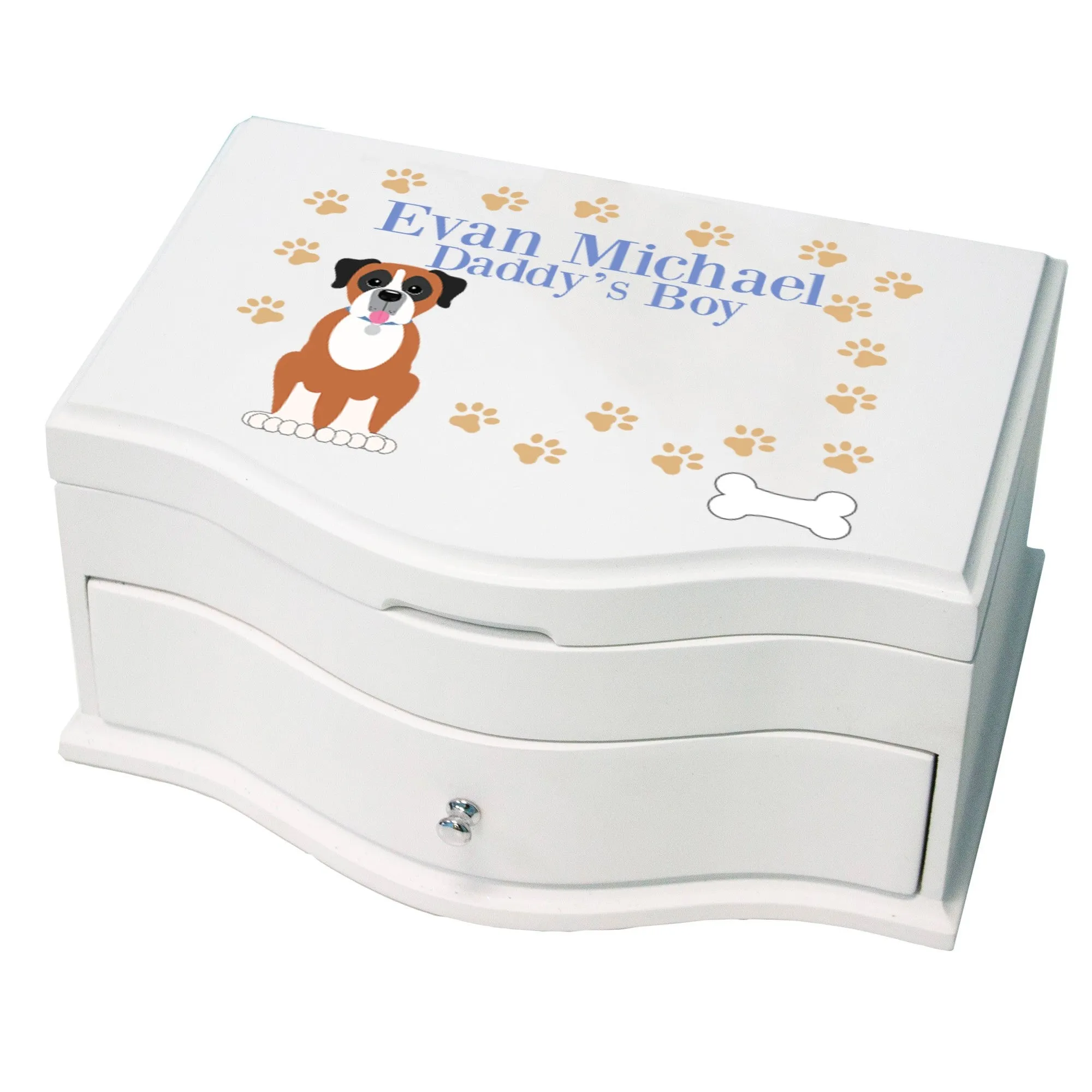 Personalized Dog Breed Deluxe Jewelry Box
