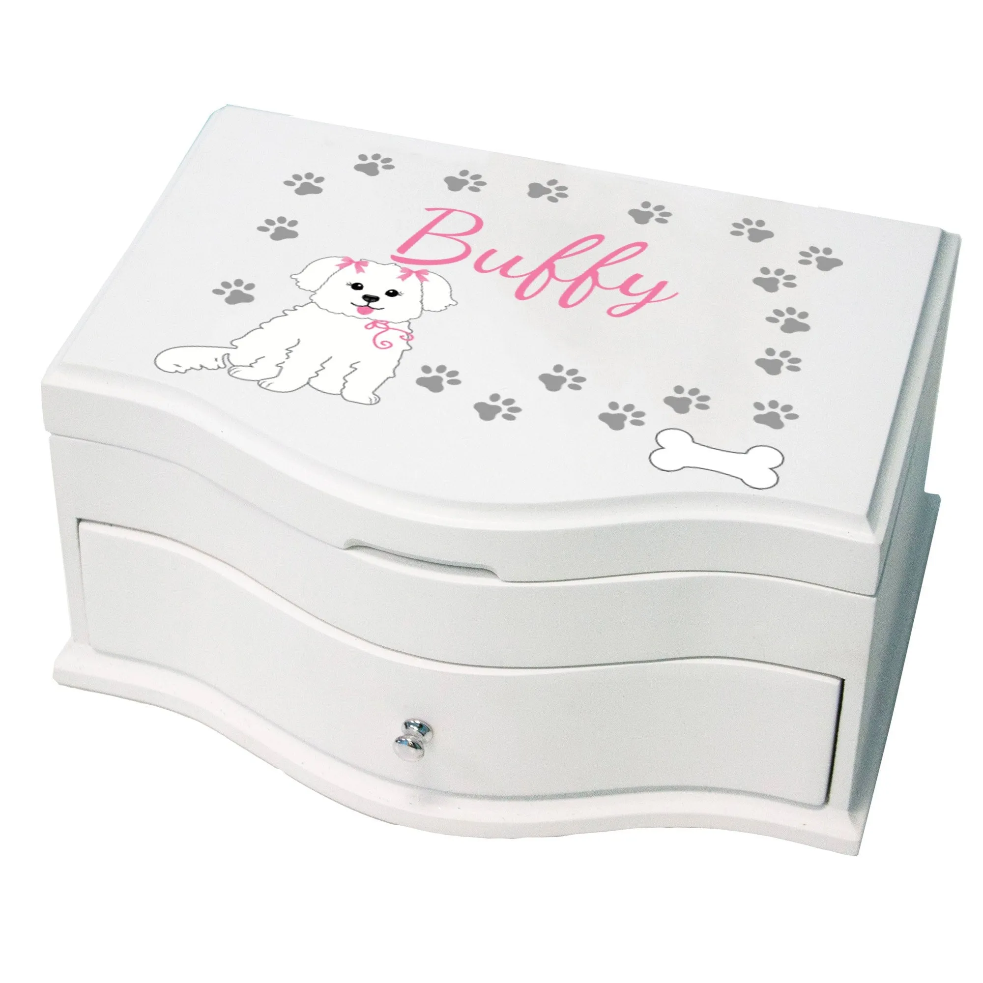 Personalized Dog Breed Deluxe Jewelry Box