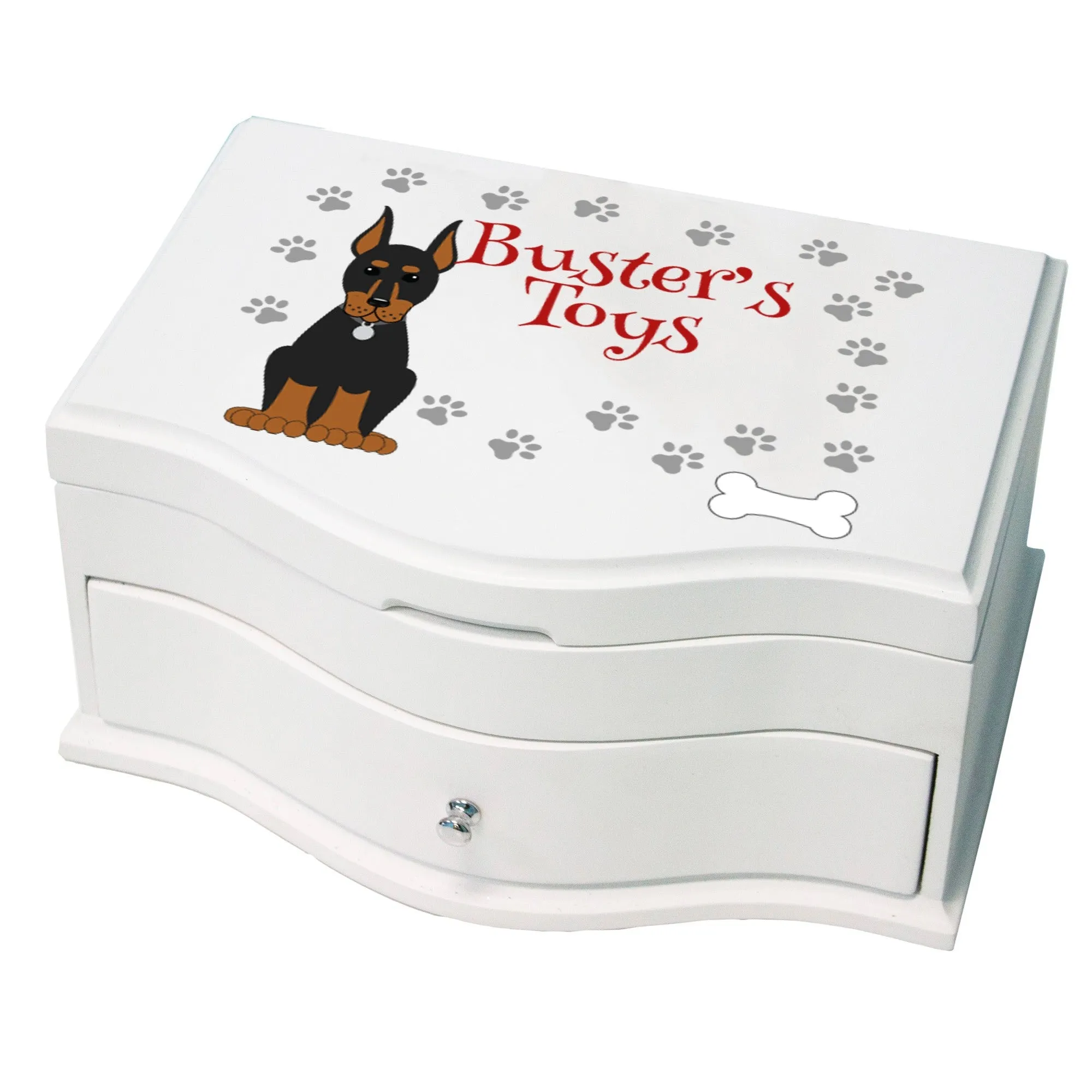 Personalized Dog Breed Deluxe Jewelry Box