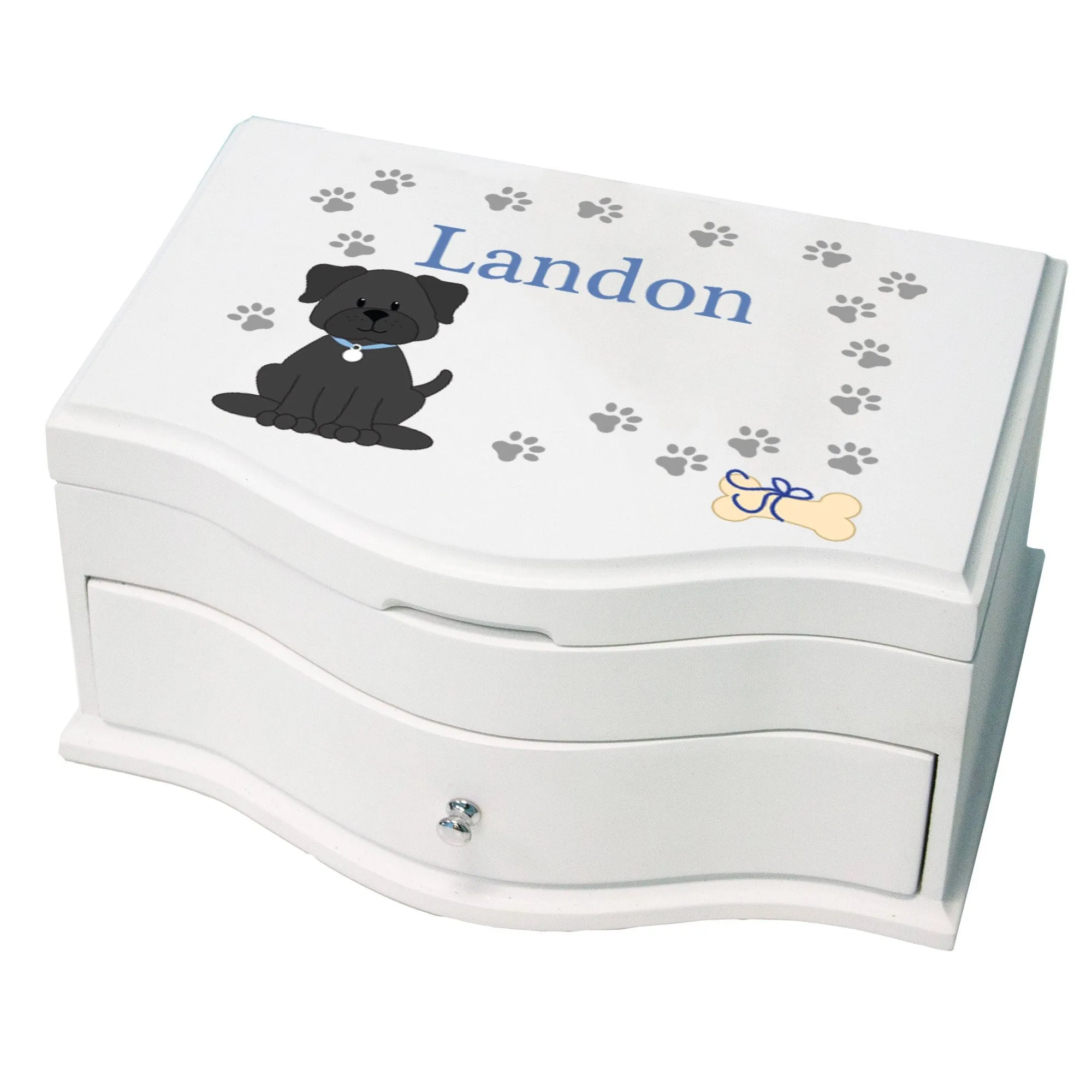 Personalized Dog Breed Deluxe Jewelry Box