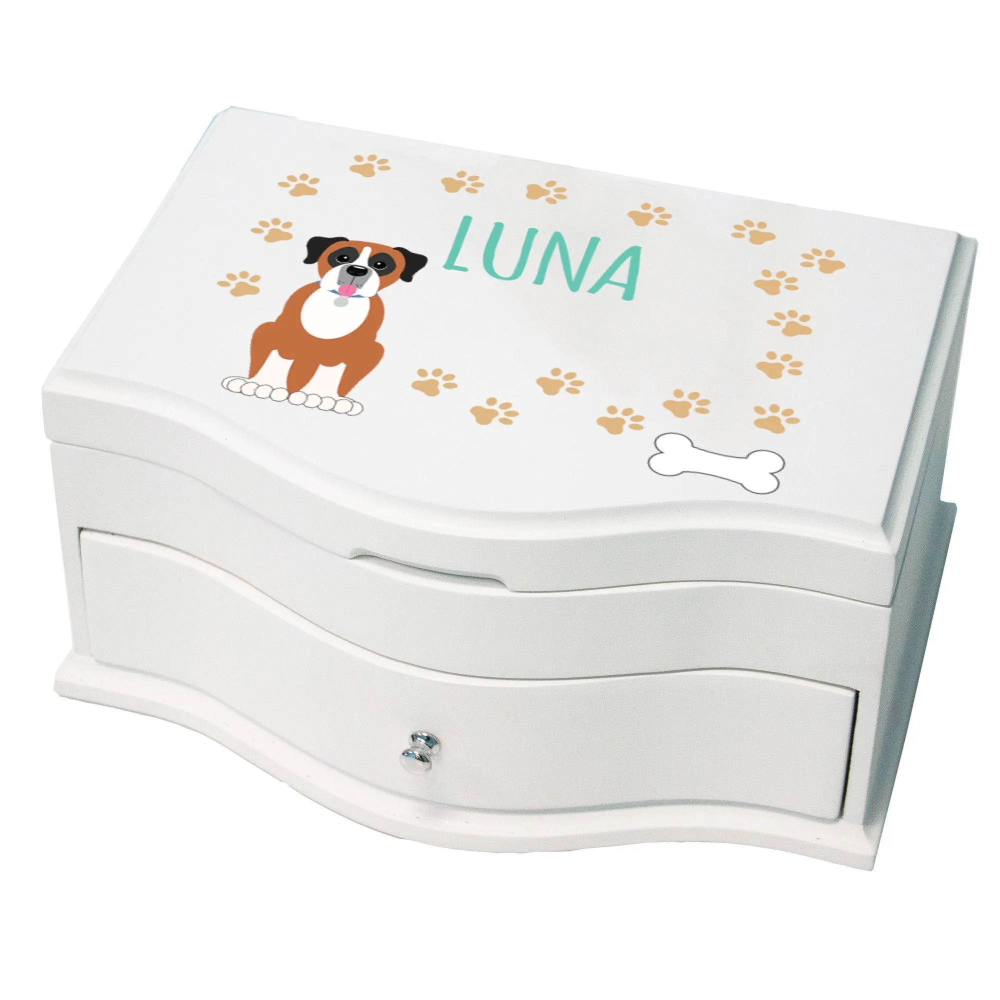 Personalized Dog Breed Deluxe Jewelry Box