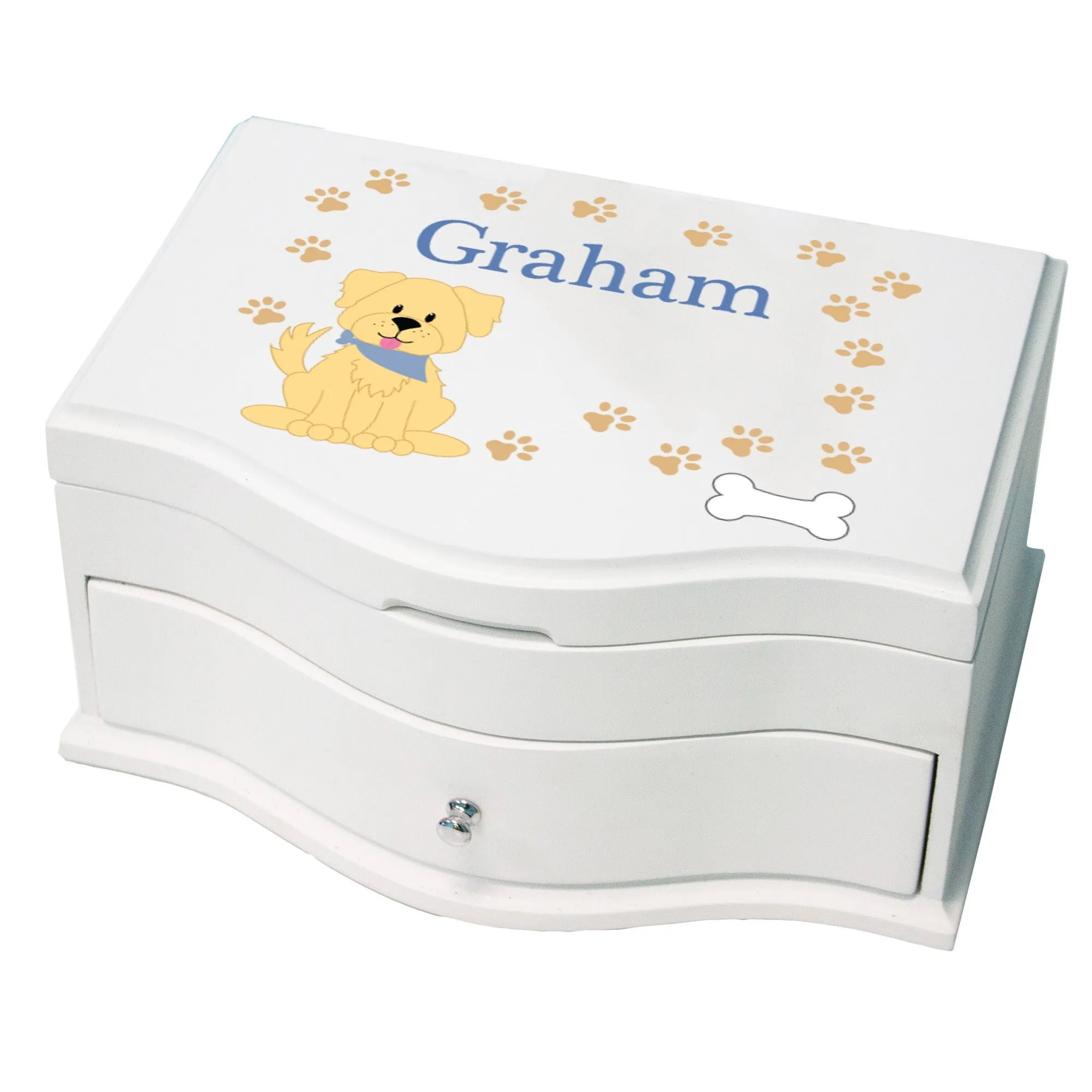 Personalized Dog Breed Deluxe Jewelry Box