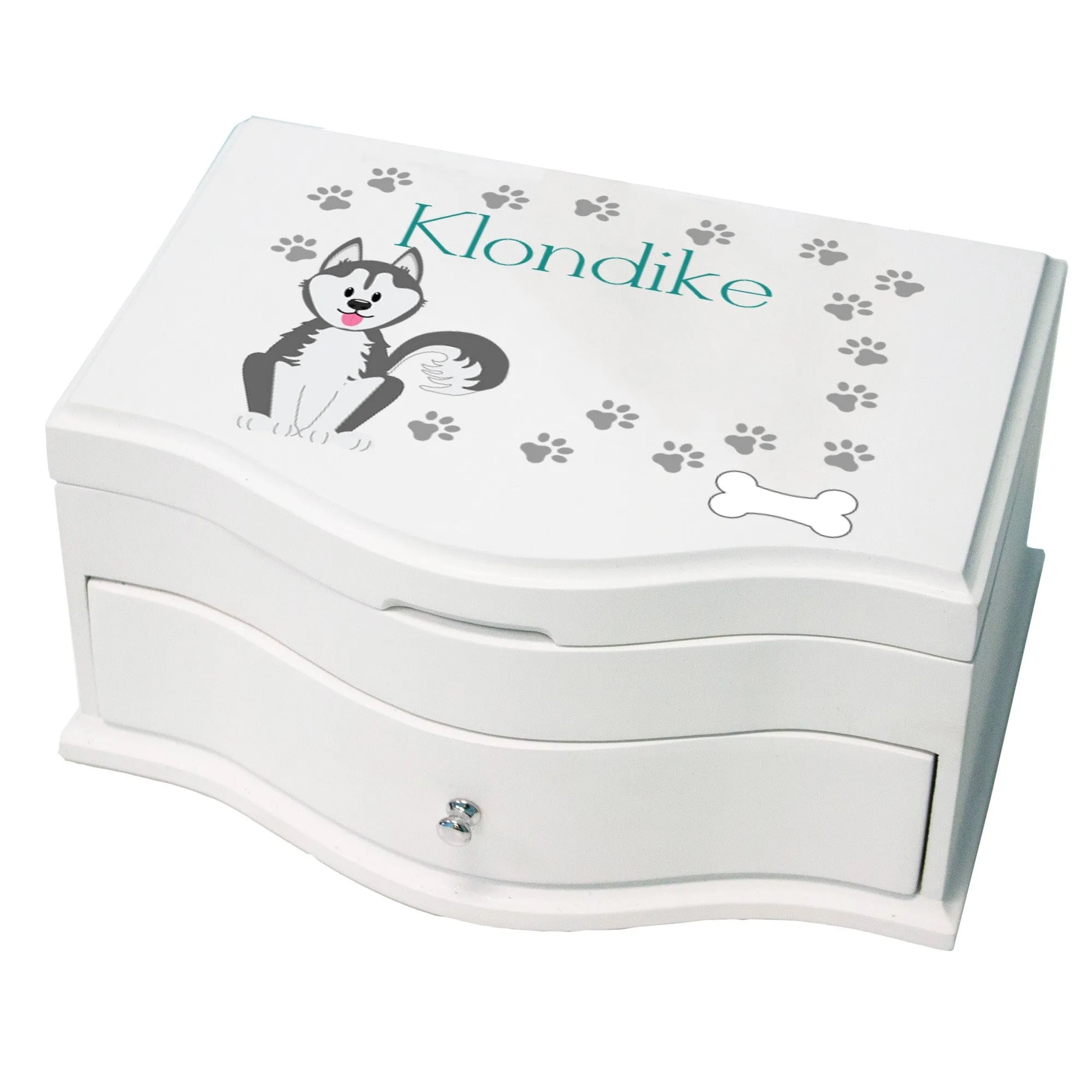 Personalized Dog Breed Deluxe Jewelry Box