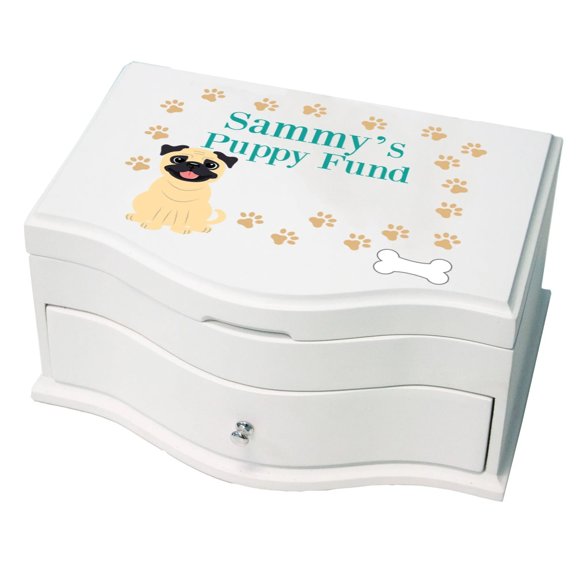 Personalized Dog Breed Deluxe Jewelry Box