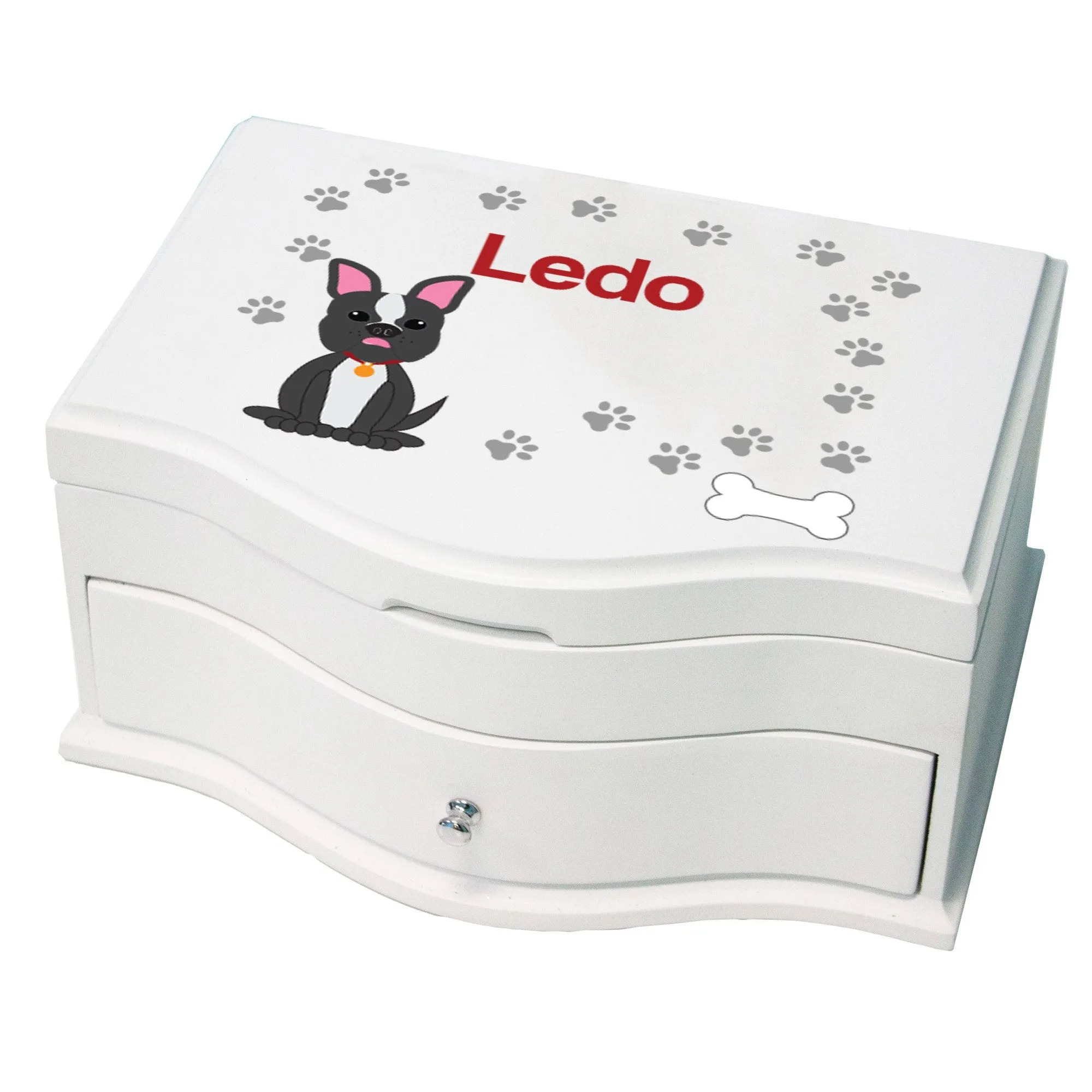 Personalized Dog Breed Deluxe Jewelry Box