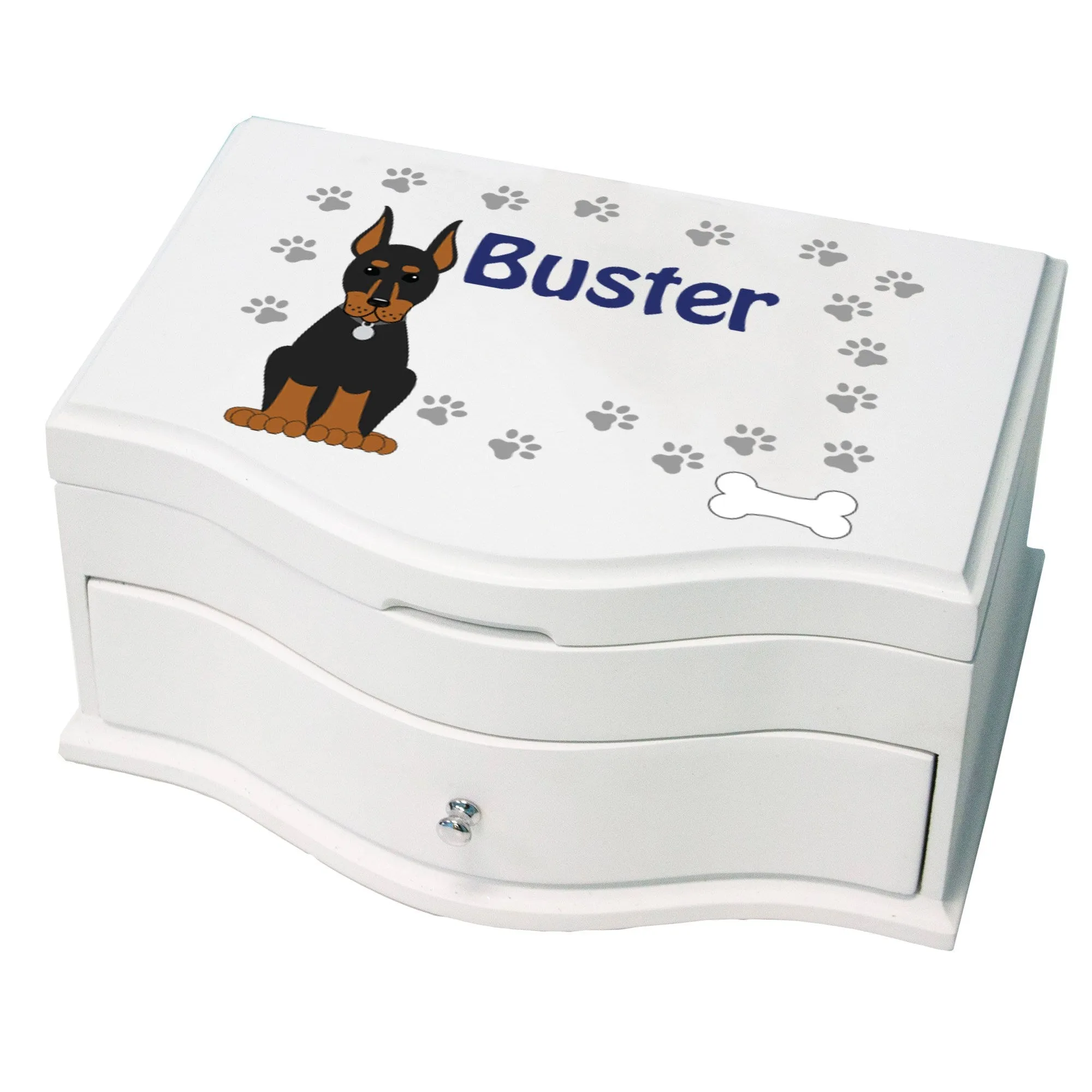 Personalized Dog Breed Deluxe Jewelry Box