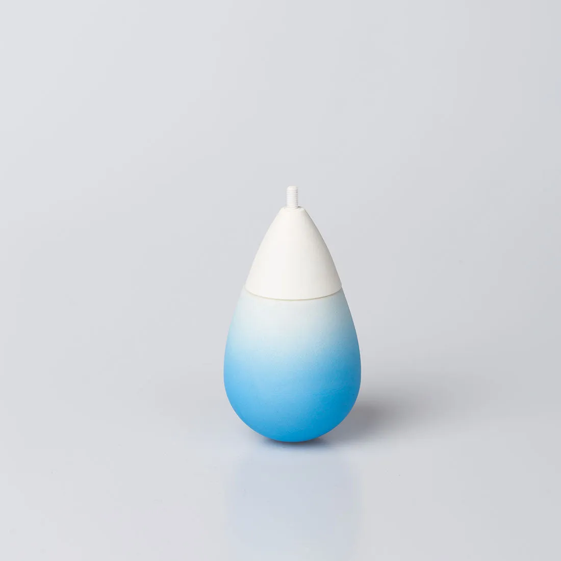 Pidan Roly Poly Feather Teaser Cat Kitten Pet Tumbler Interactive Toy Bell - blue