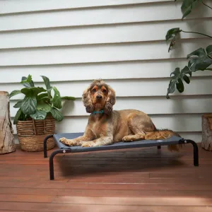 Premium Outdoor Dog Bed - Charcoal