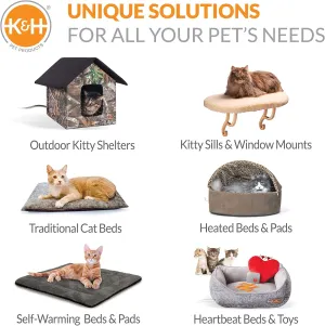 Self-Warming Cat Bed Pad Self-Heating Thermal Cat and Dog Cat Warmer Mat for ...