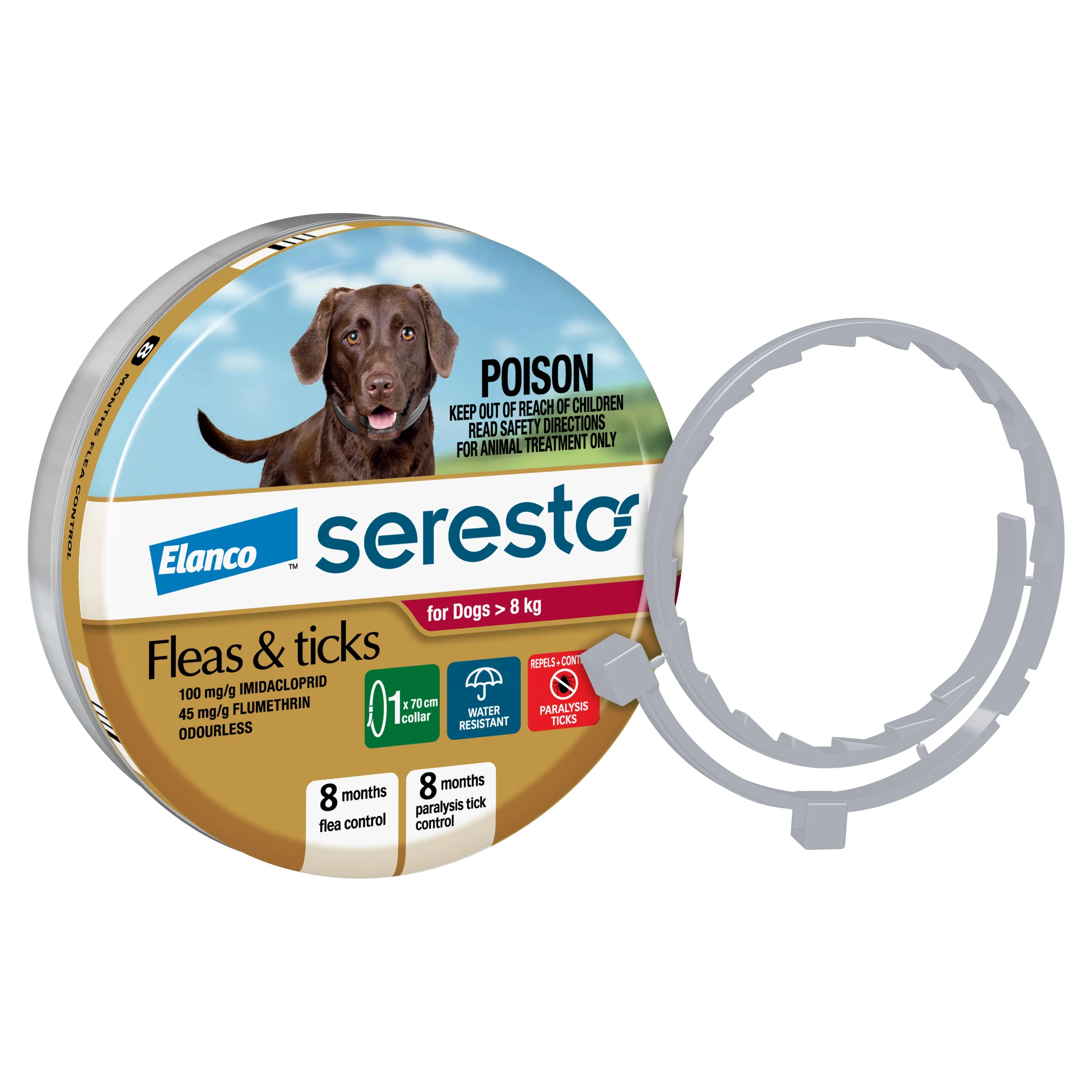 Seresto - Flea & Tick Collar for Dogs over 8kg