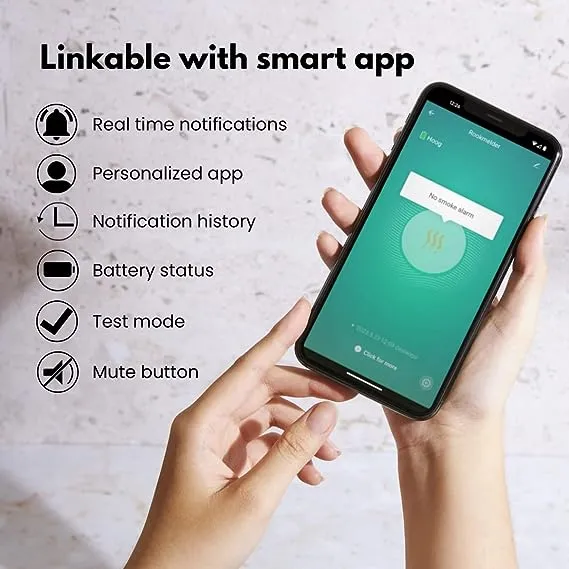 Smart Smoke Alarm - App Controlled Via Wi-Fi