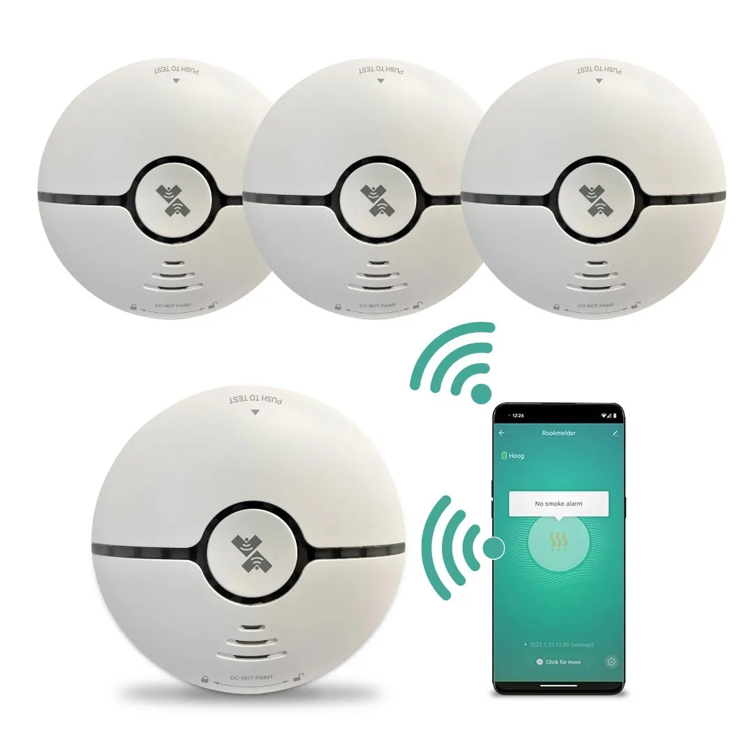 Smart Smoke Alarm - App Controlled Via Wi-Fi