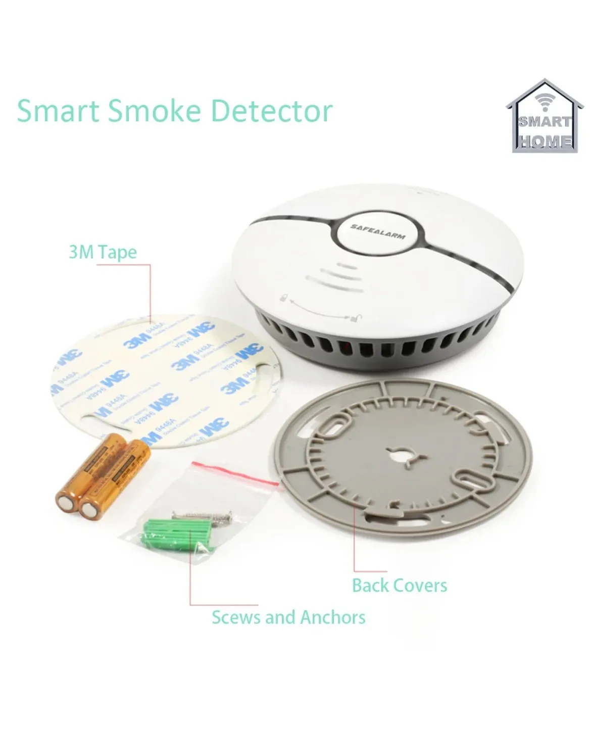 Smart Smoke Alarm - App Controlled Via Wi-Fi