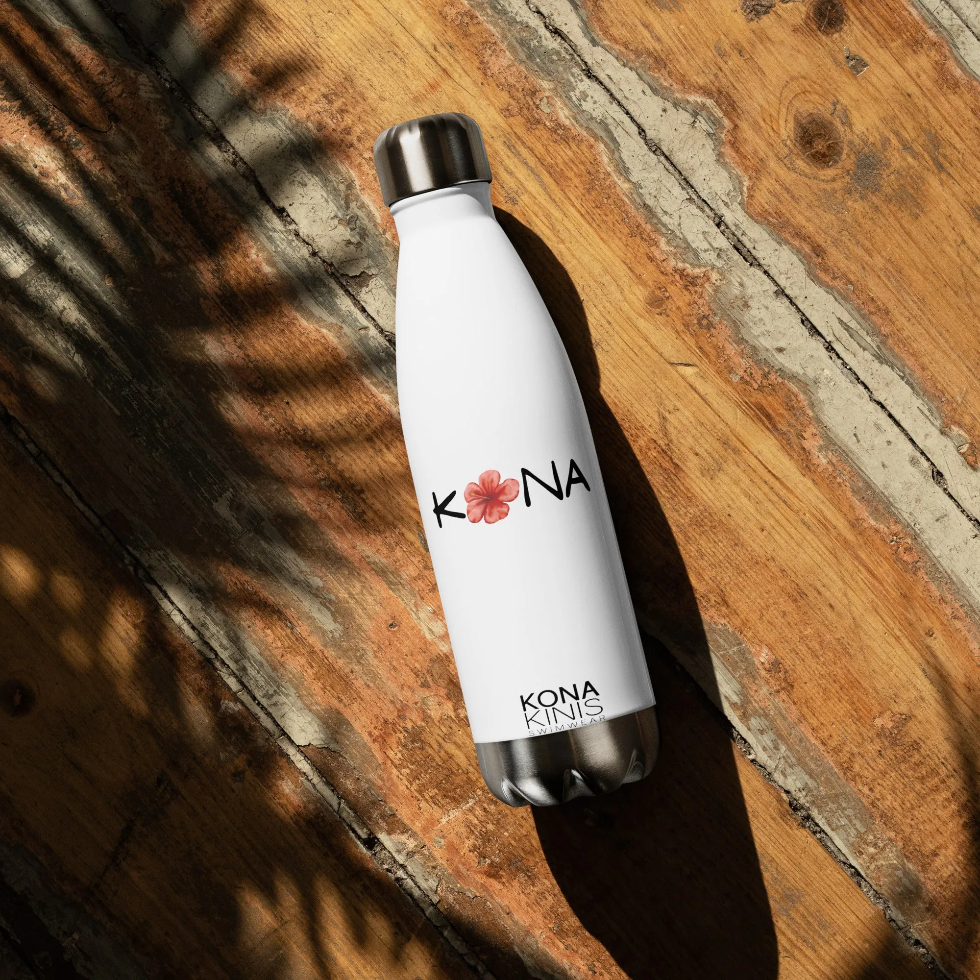 Stainless Steel Water Bottle - Kona Hibiscus