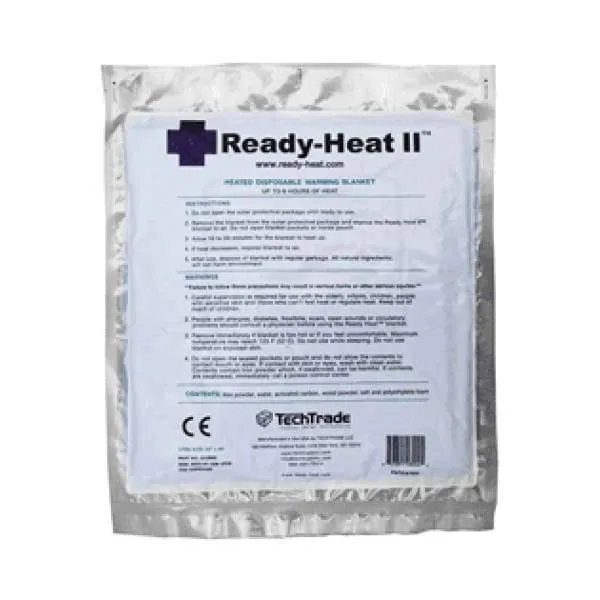 TechTrade Ready Heat II Self Warming Blanket (CASE OF 8)
