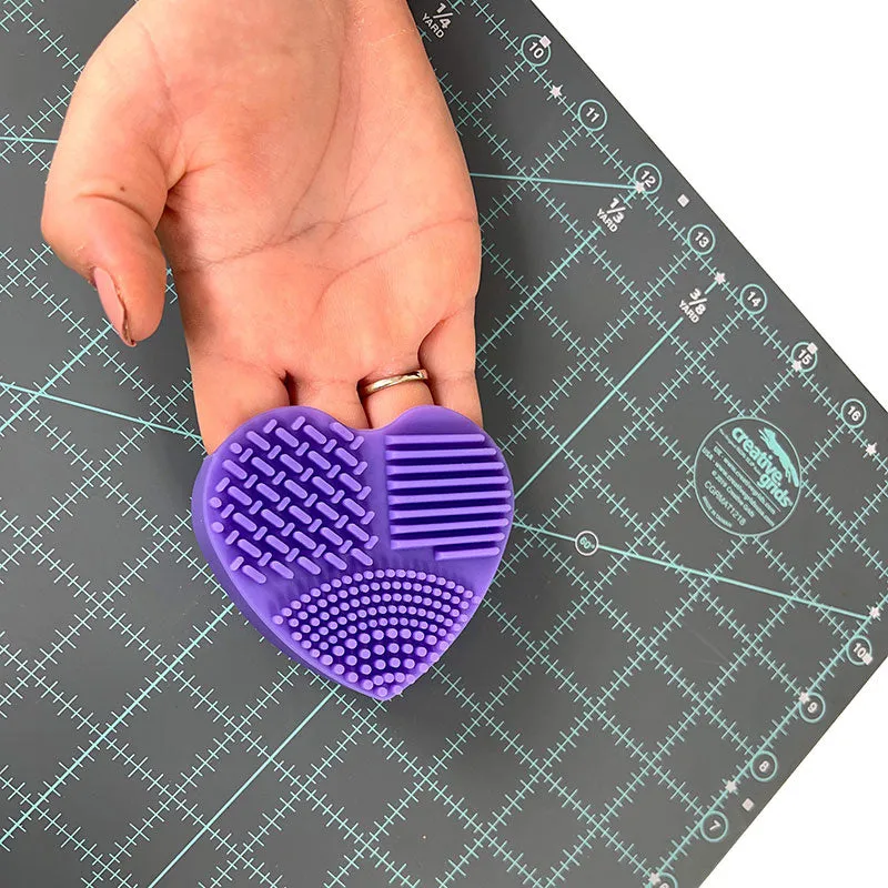 The Gypsy Quilter Mat Cleaning Pad Heart Shaped 3-1/4" x 1"