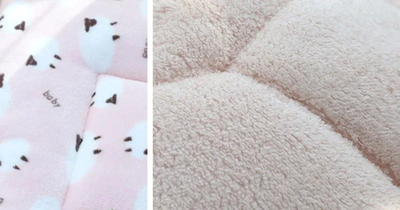 Thick plush pet mat