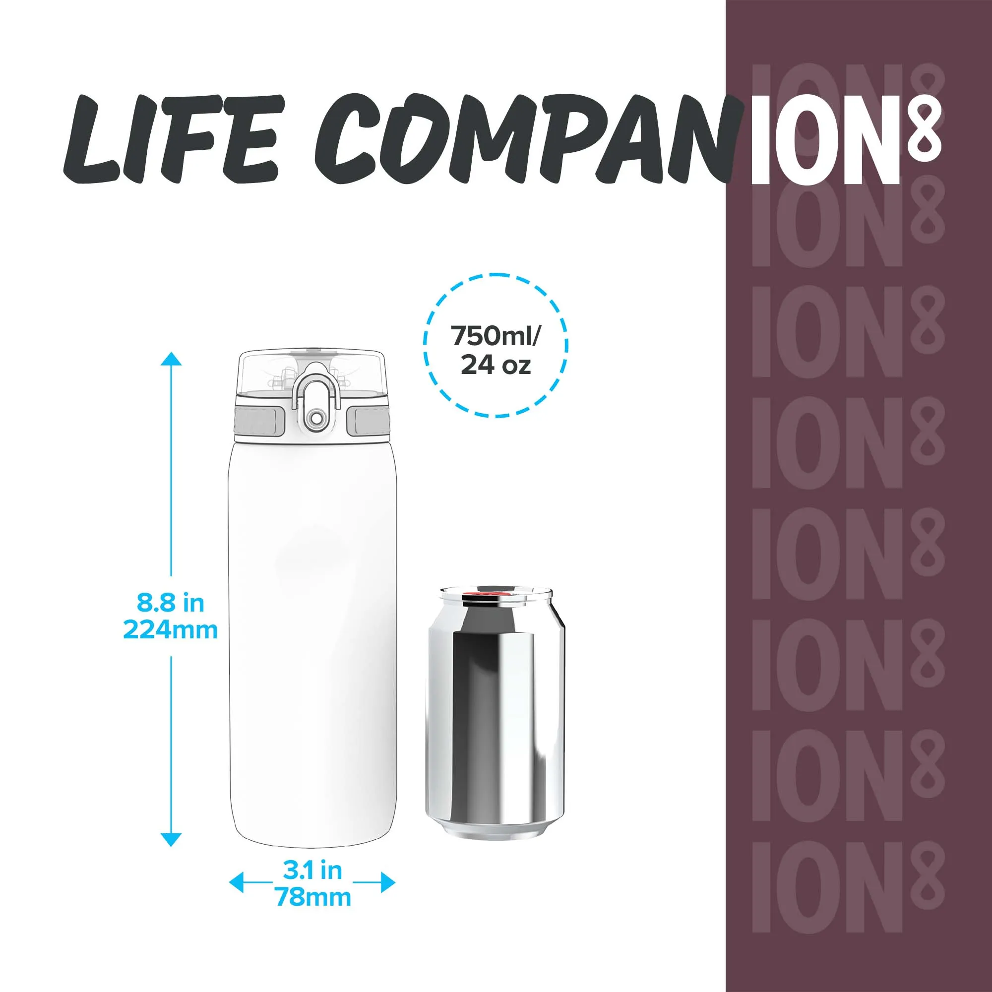 Tour Drink Bottle Surf Green 750ml