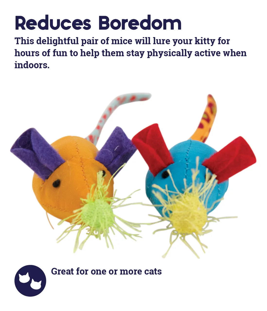 Twice Mice Cat Toys - 2 Pack