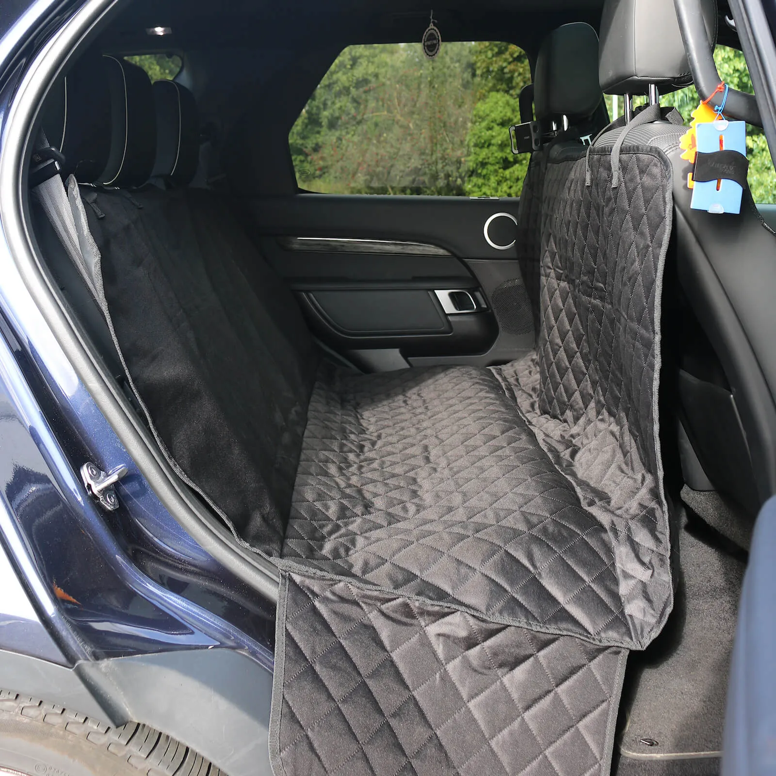 Water Resistant Dog Car Seat Protective Black Cover Rear Hammock