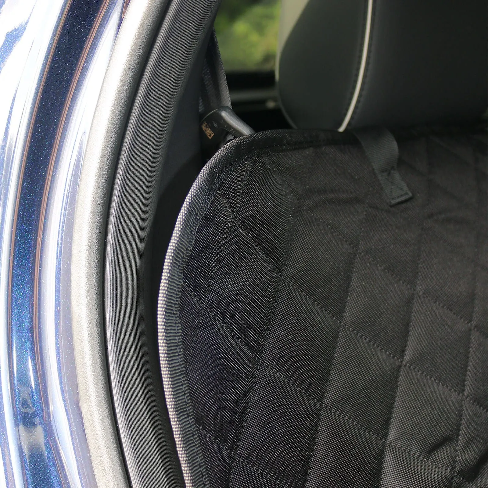 Water Resistant Dog Car Seat Protective Black Cover Rear Hammock