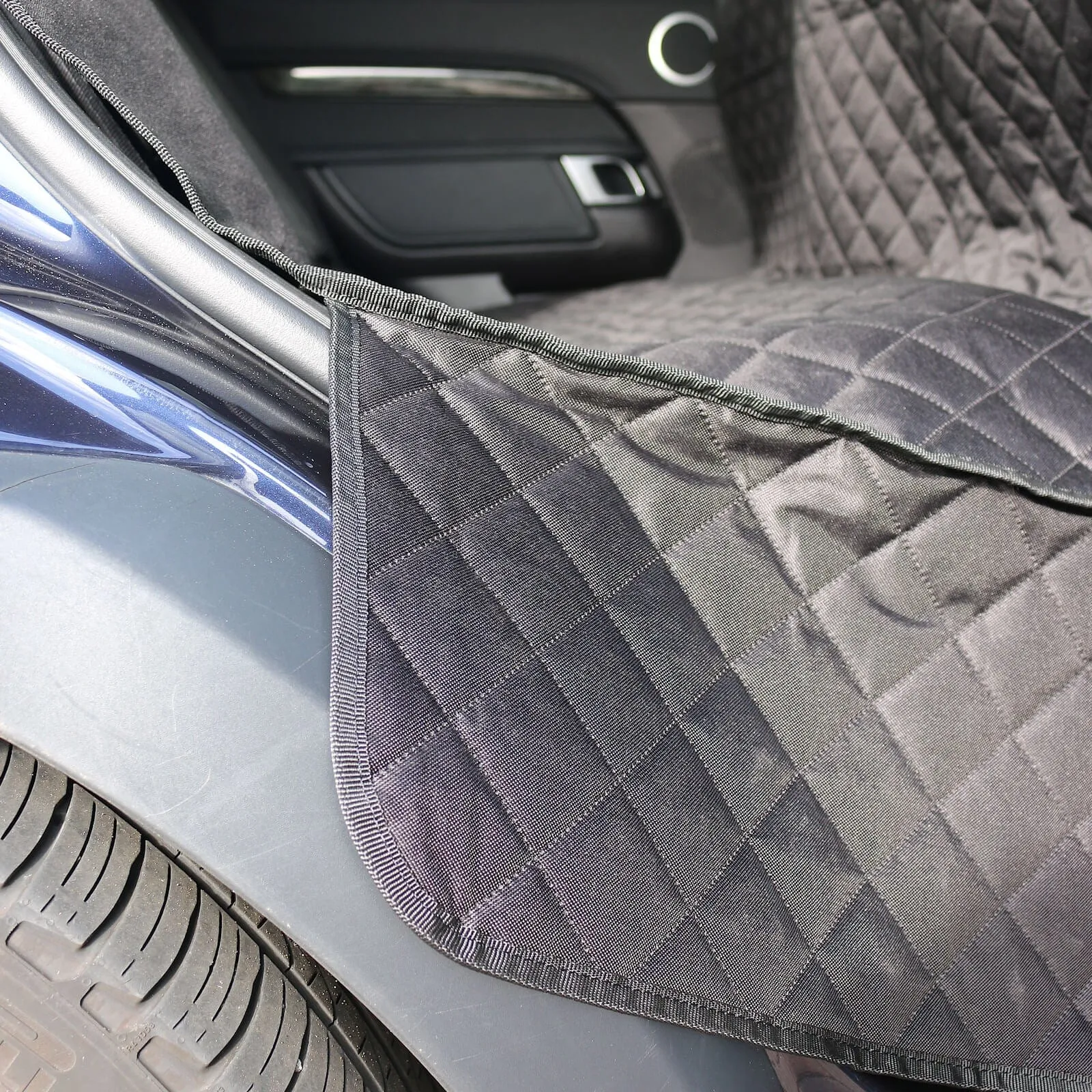 Water Resistant Dog Car Seat Protective Black Cover Rear Hammock
