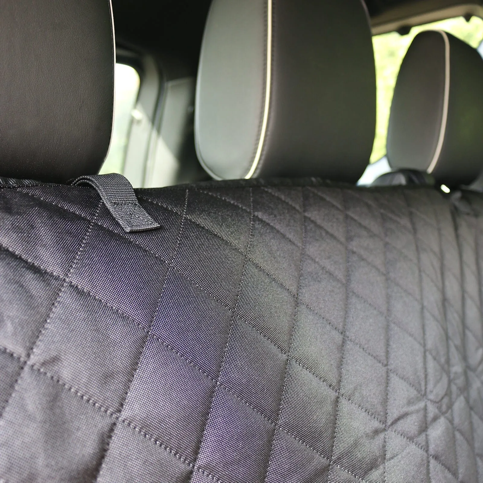 Water Resistant Dog Car Seat Protective Black Cover Rear Hammock