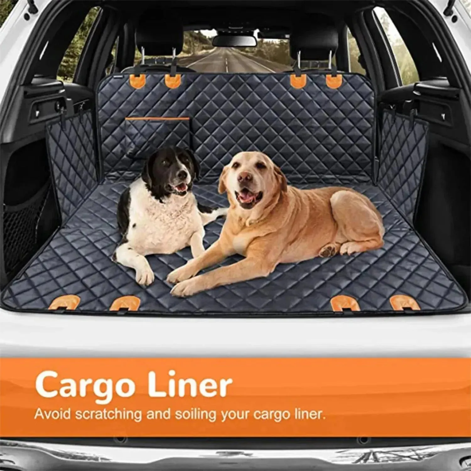 Waterproof Dog Car Seat Cover Hammock with Ultimate Protection & Comfort