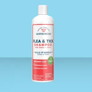 Wondercide Flea & Tick Shampoo for Dogs & Cats Peppermint